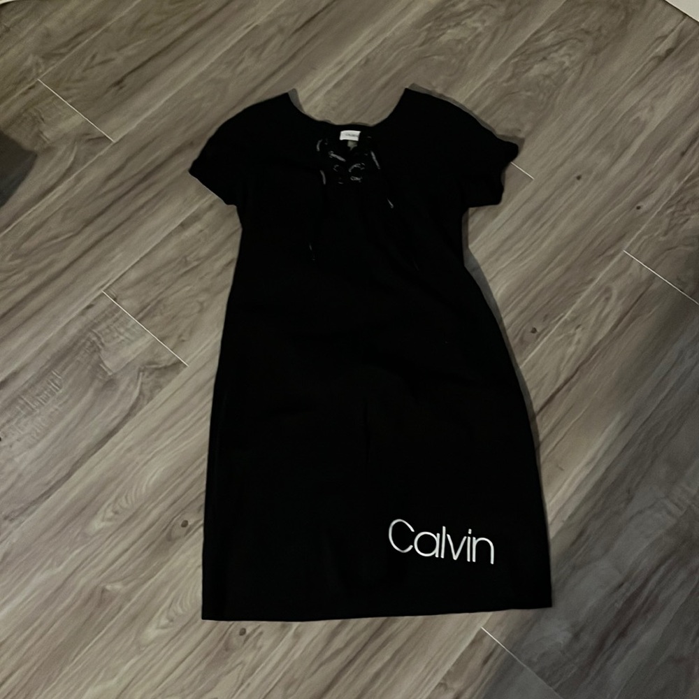 Black Calvin Klein dress